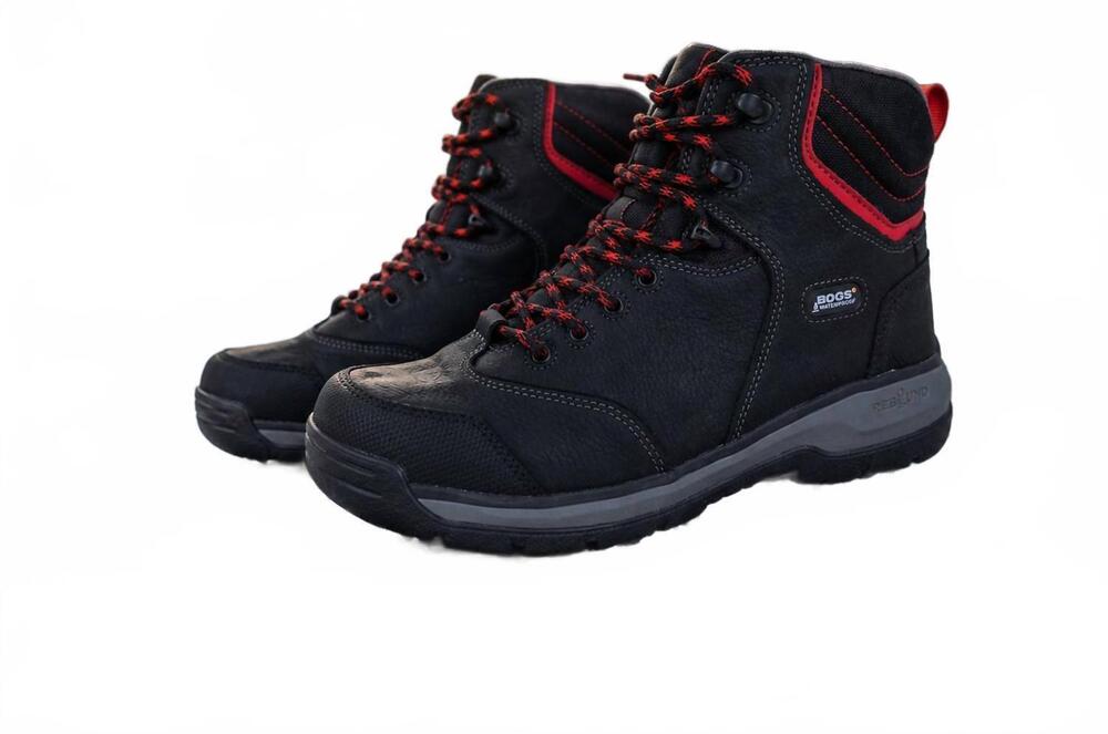 NEW BOGS men’s borck i mid waterproof boots in black